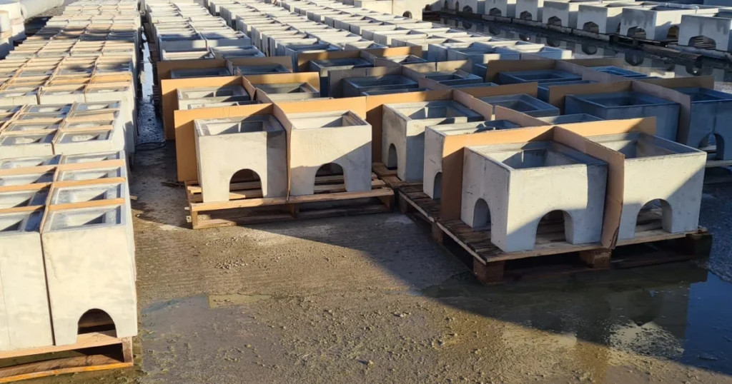 precast concrete EV Base Block - EV Charger Infrastructure - EV Charging Solution - EV Blocks - Concrete Base